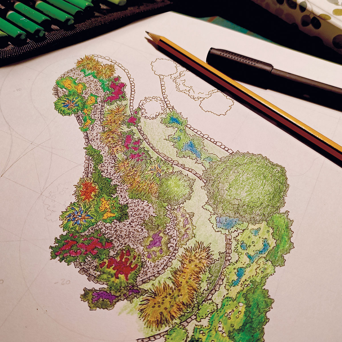 Progettazione giardini servizio floricoltura Roncador Valentino