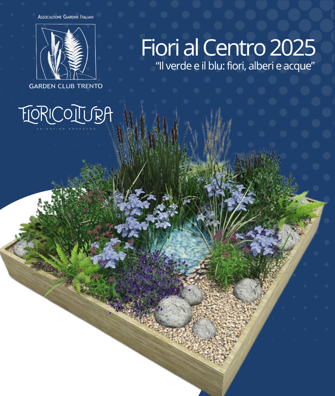“Fiori al Centro”: a Trento il rain garden di Garden Club e Floricoltura Roncador